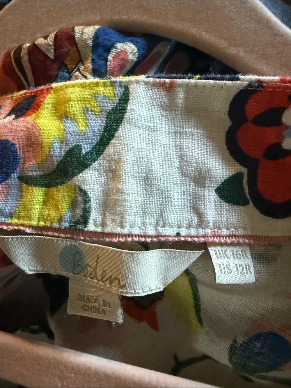 Boden 100% linen dress size 12 - Picture 4 of 5